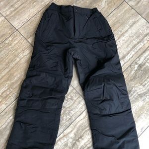 Lands’ End Youth Black Ski Pants